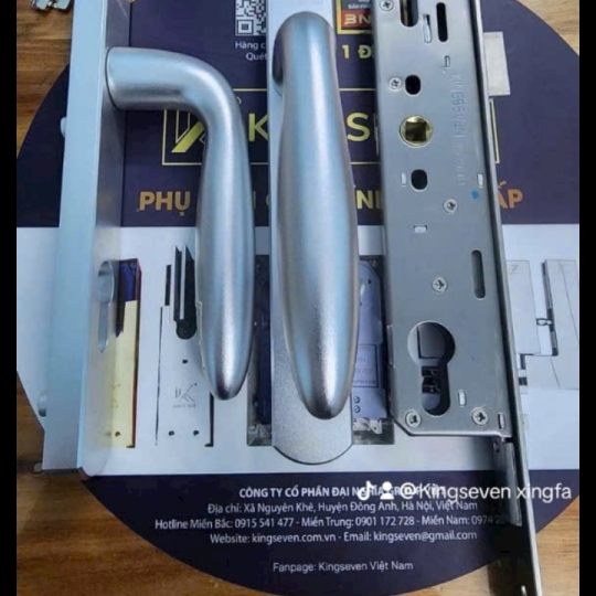 Phụ kiện khoá lề cửa nhôm